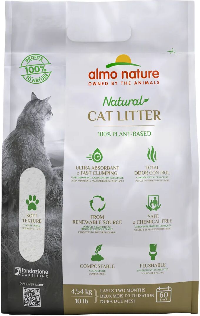 ALMO NATURE Lettiera per Gatto 4.5KG