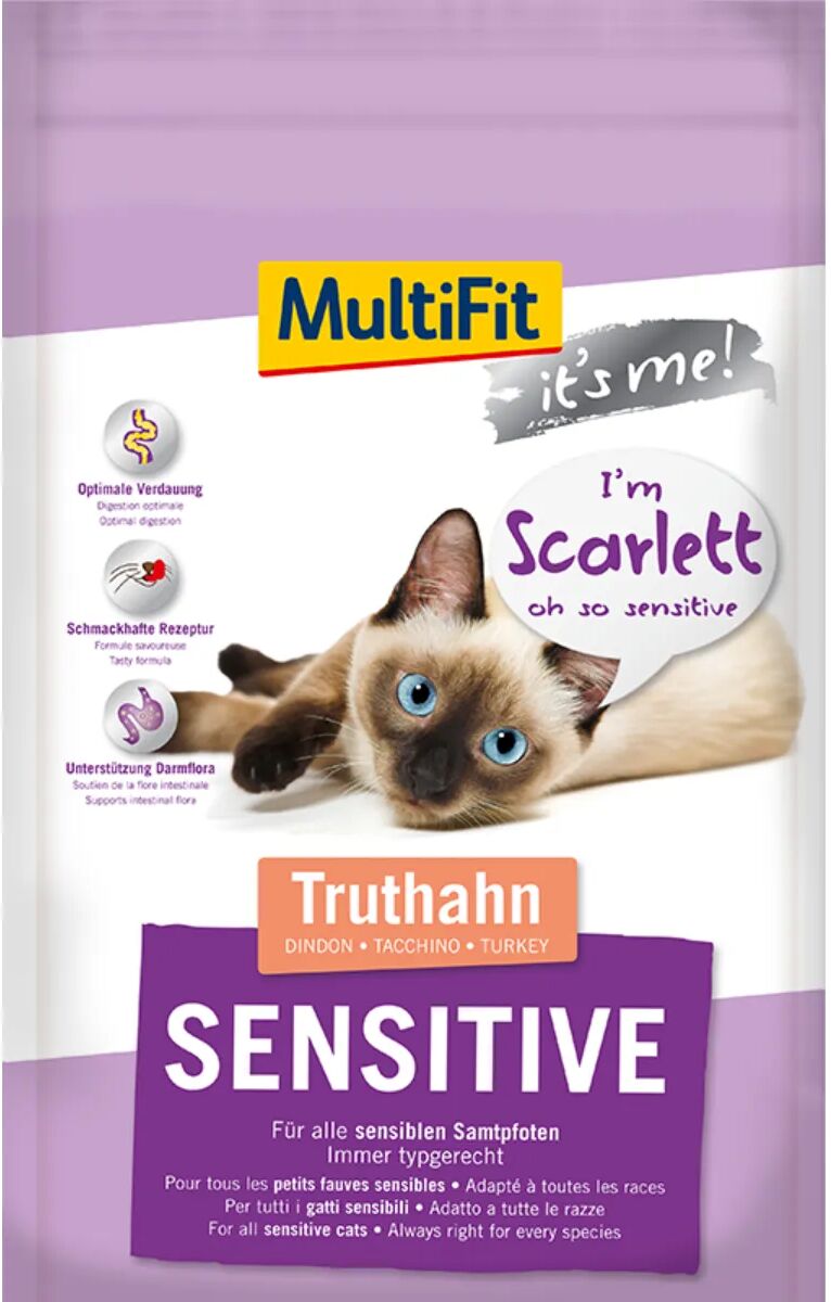 MULTIFIT per Gatto Sensitive con Tacchino 1.4KG