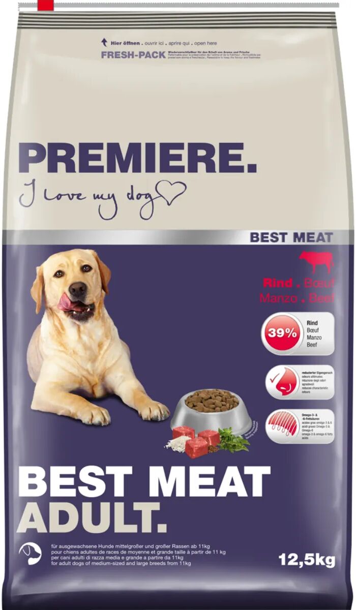 PREMIERE Best Meat  Cane Adult al Manzo 12.5KG