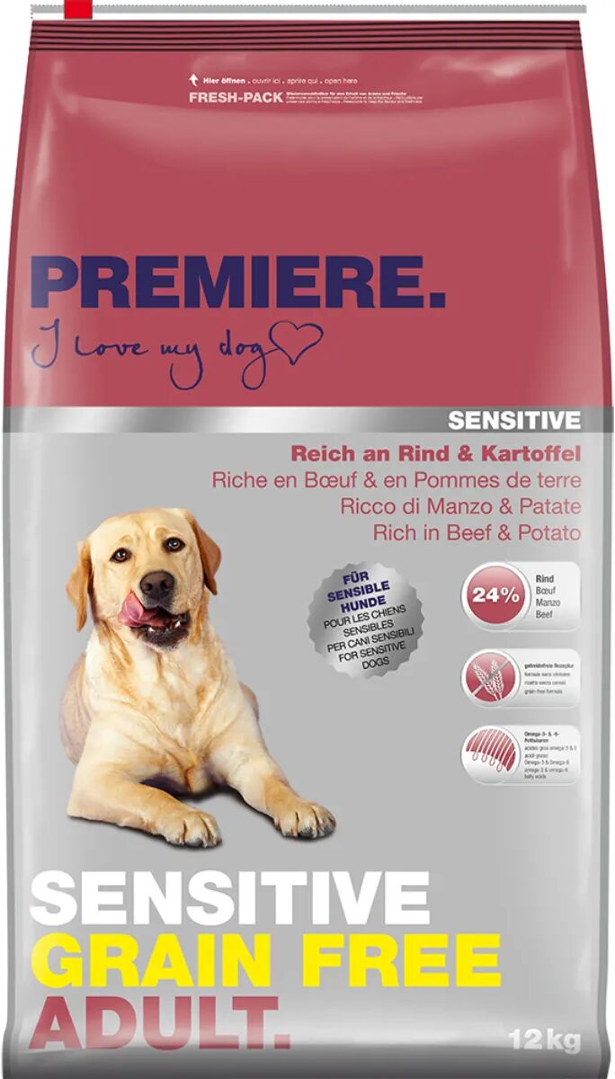 PREMIERE Sensitive Cane al Manzo e Patate 12KG