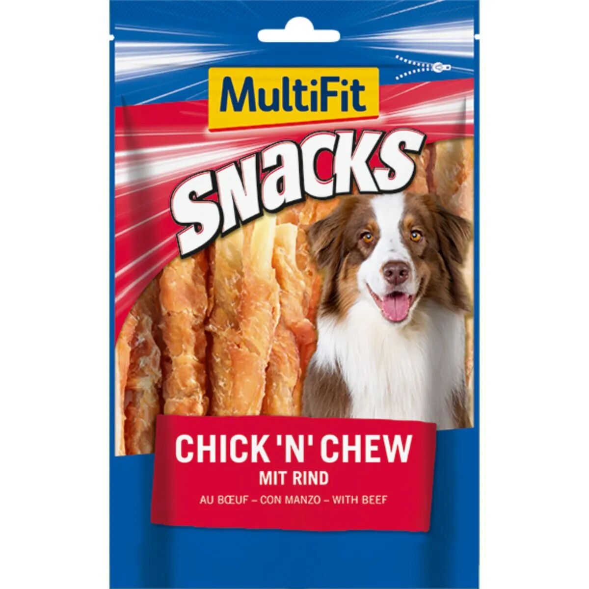 MULTIFIT Snack Chick'n Chew Roll 100g 100G