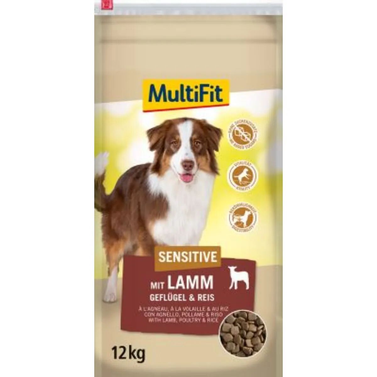 MULTIFIT Sensitive Adult Agnello 12KG