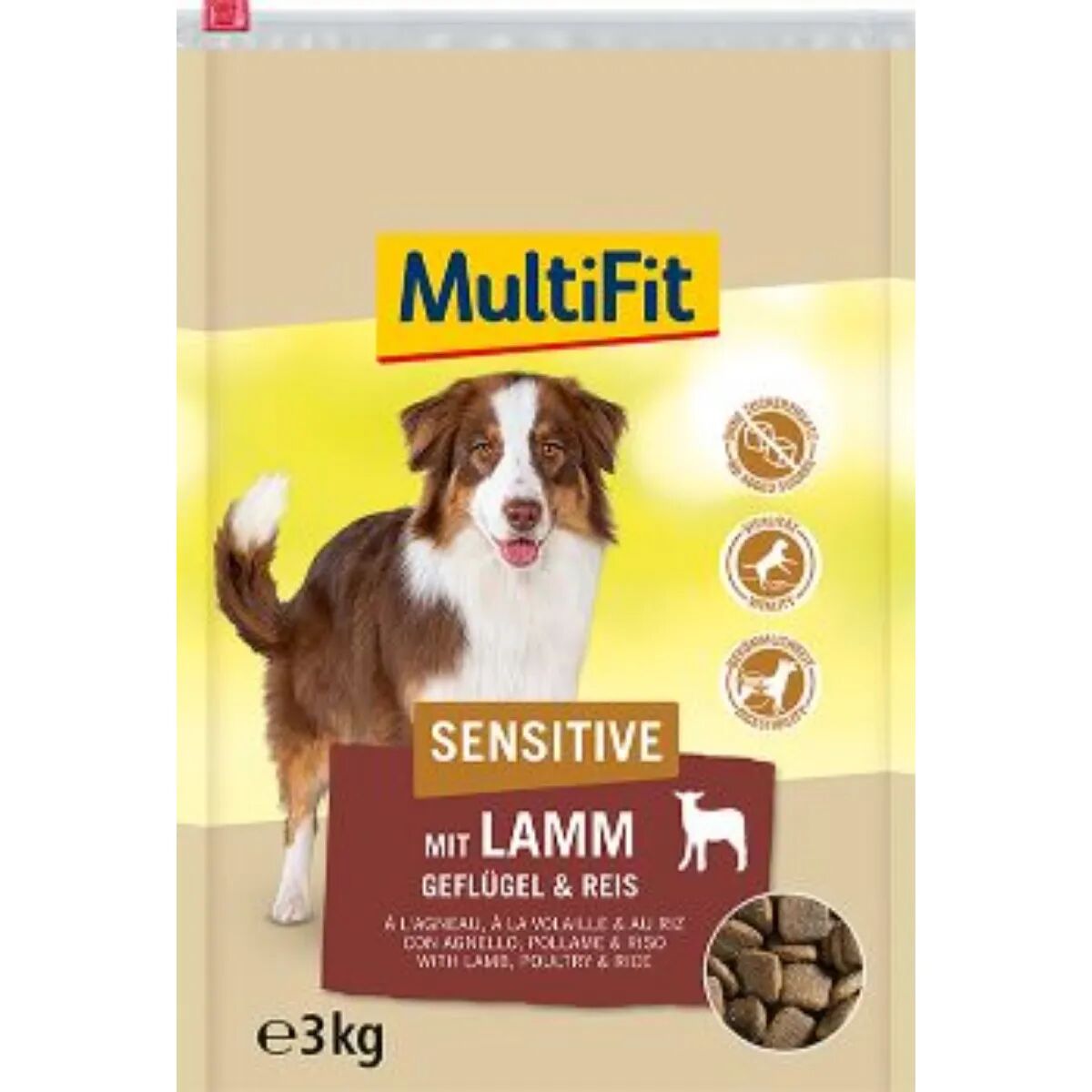 MULTIFIT Sensitive Adult Agnello 3KG