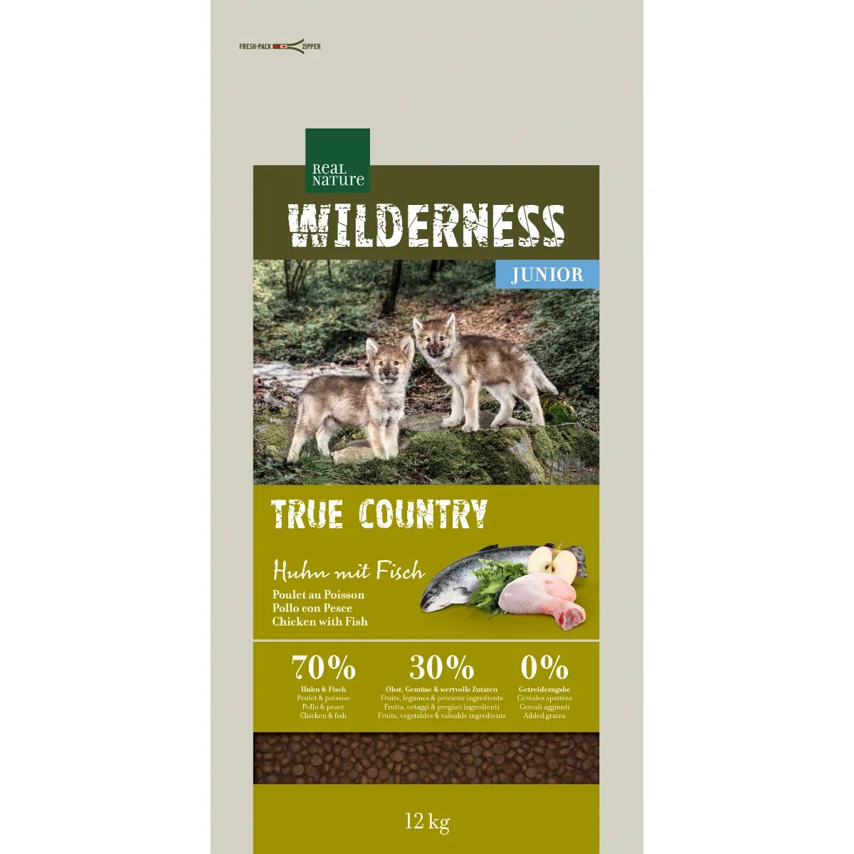 REAL NATURE Wilderness  Cane Junior Pure Country 12KG