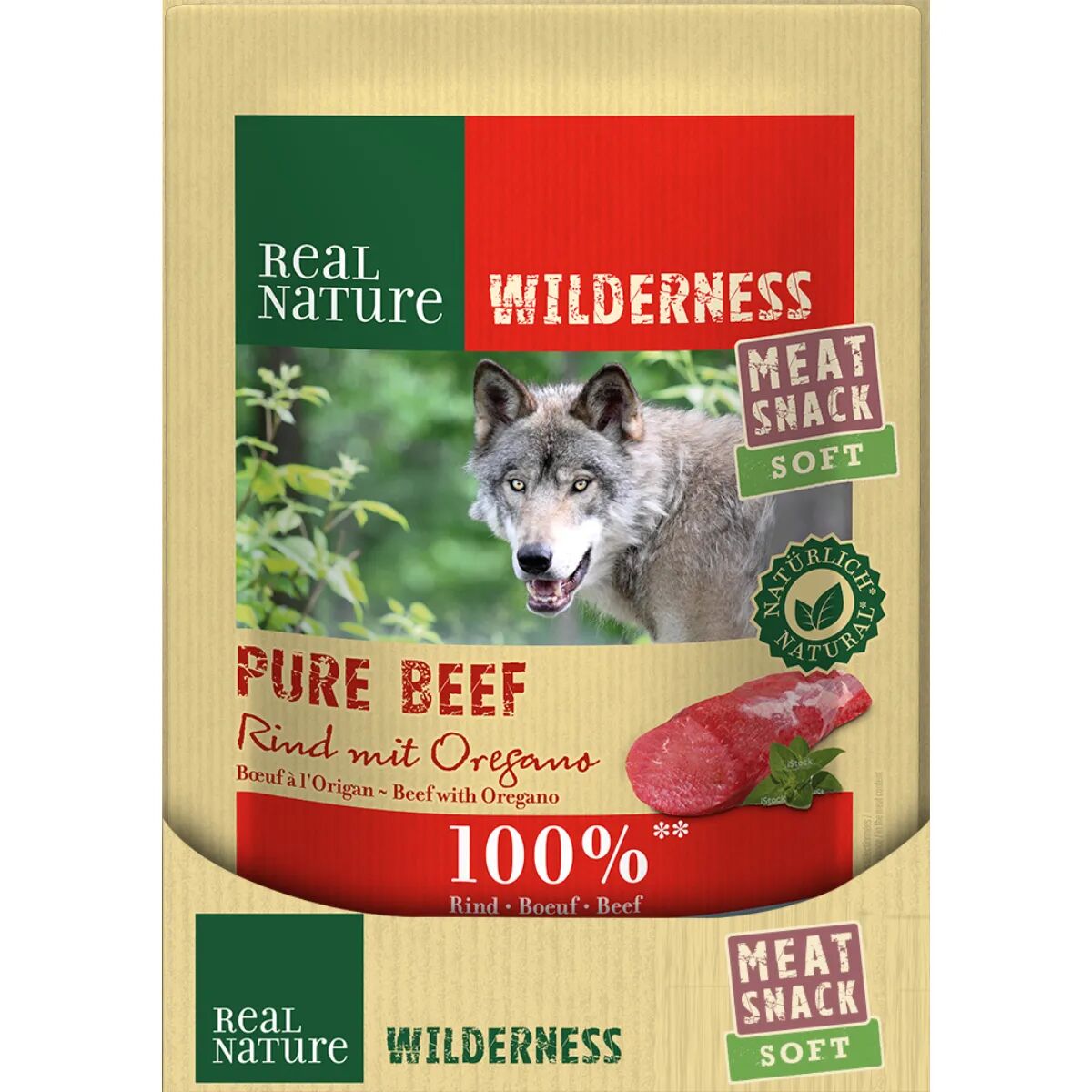 REAL NATURE Snack Per Cani Soft 150G MANZO