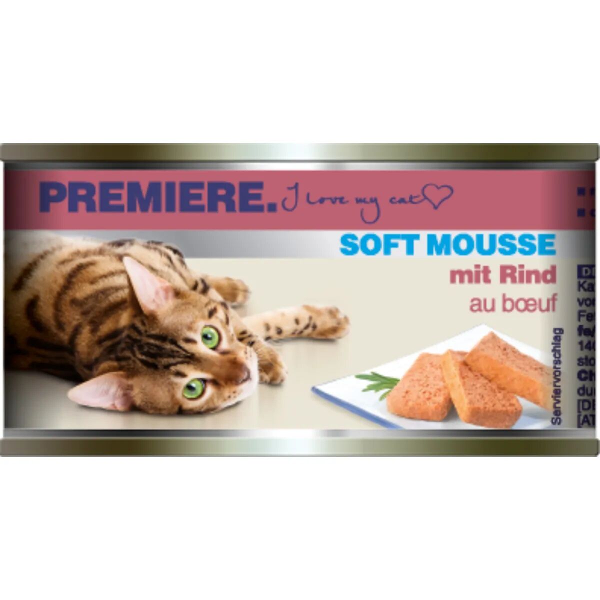 PREMIERE Soft Mousse Cat Lattina Multipack 24x85G MANZO