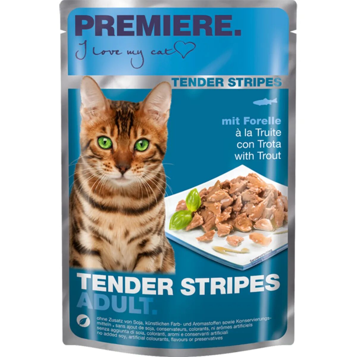 PREMIERE Tender Stripes Cat Busta Multipack 28x85G TROTA