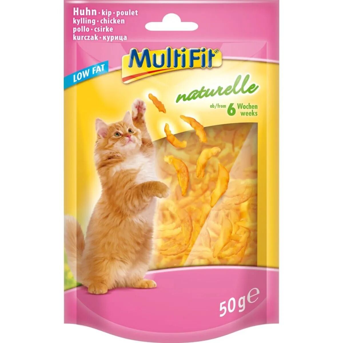 MULTIFIT Naturelle Snack Kitten Pollo 50G