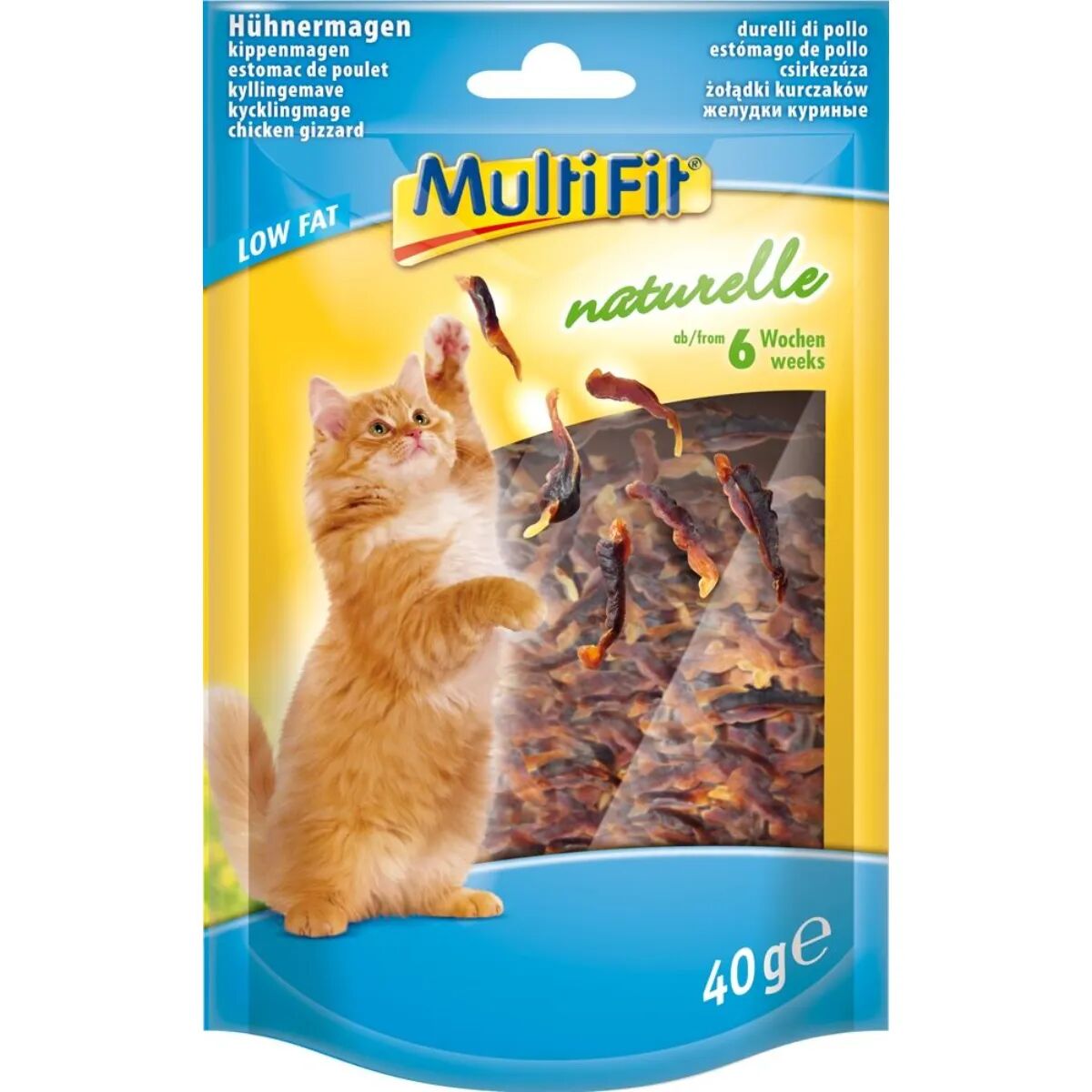 MULTIFIT Naturelle Snack Kitten Frattaglie di Pollo 40G