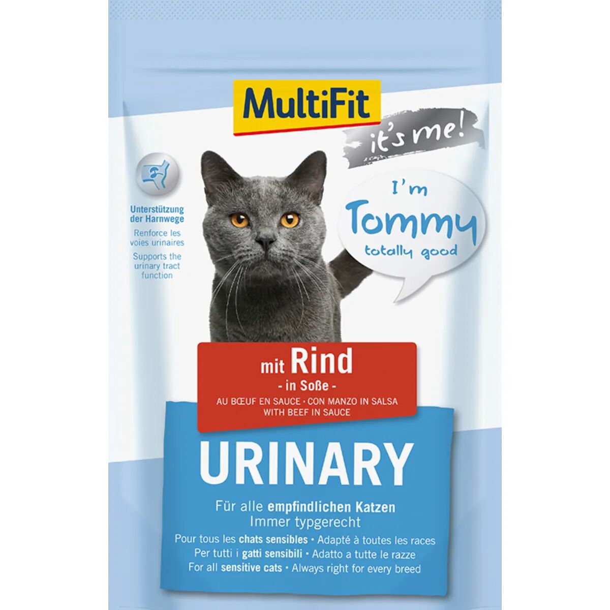 MULTIFIT It's Me Urinary Cat Busta Multipack 24x85G MANZO