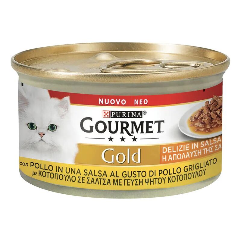 GOURMET Gold Delizie in Salsa Cat Lattina Multipack 24x85G POLLO