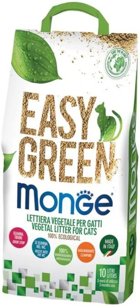 MONGE Lettiera Vegetale Easy Green 10L