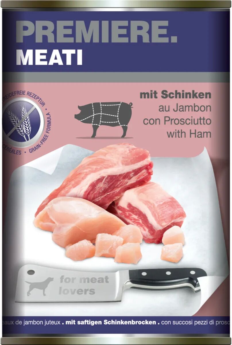 PREMIERE Meati Dog Lattina 400G PROSCIUTTO