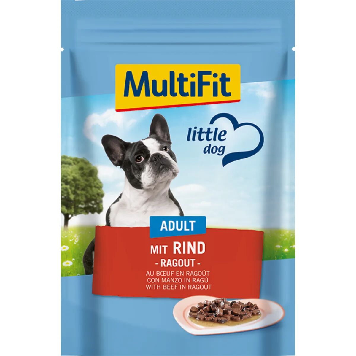 MULTIFIT Dog Busta Multipack 24x100G MANZO