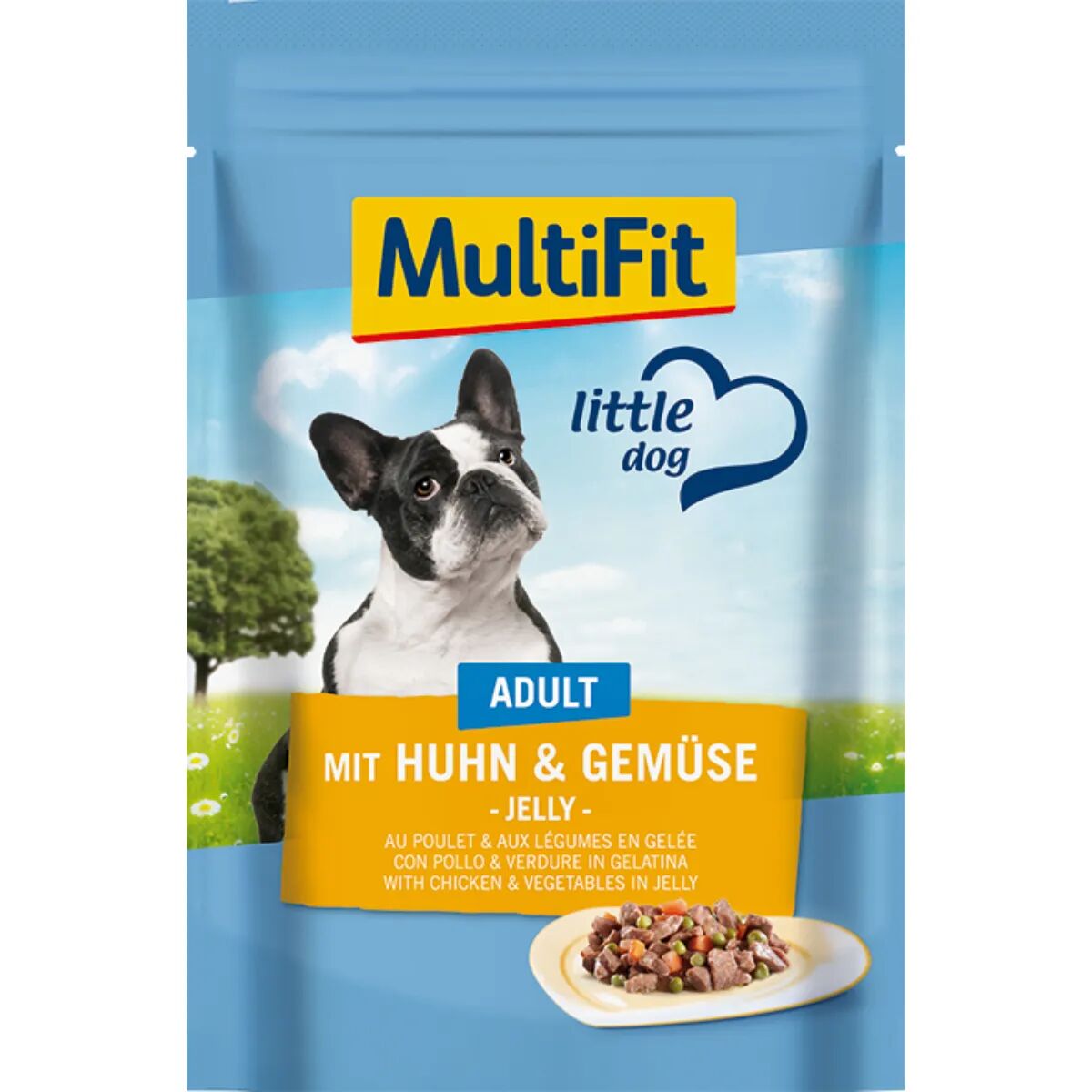 MULTIFIT Dog Busta Multipack 24x100G POLLO E VERDURE