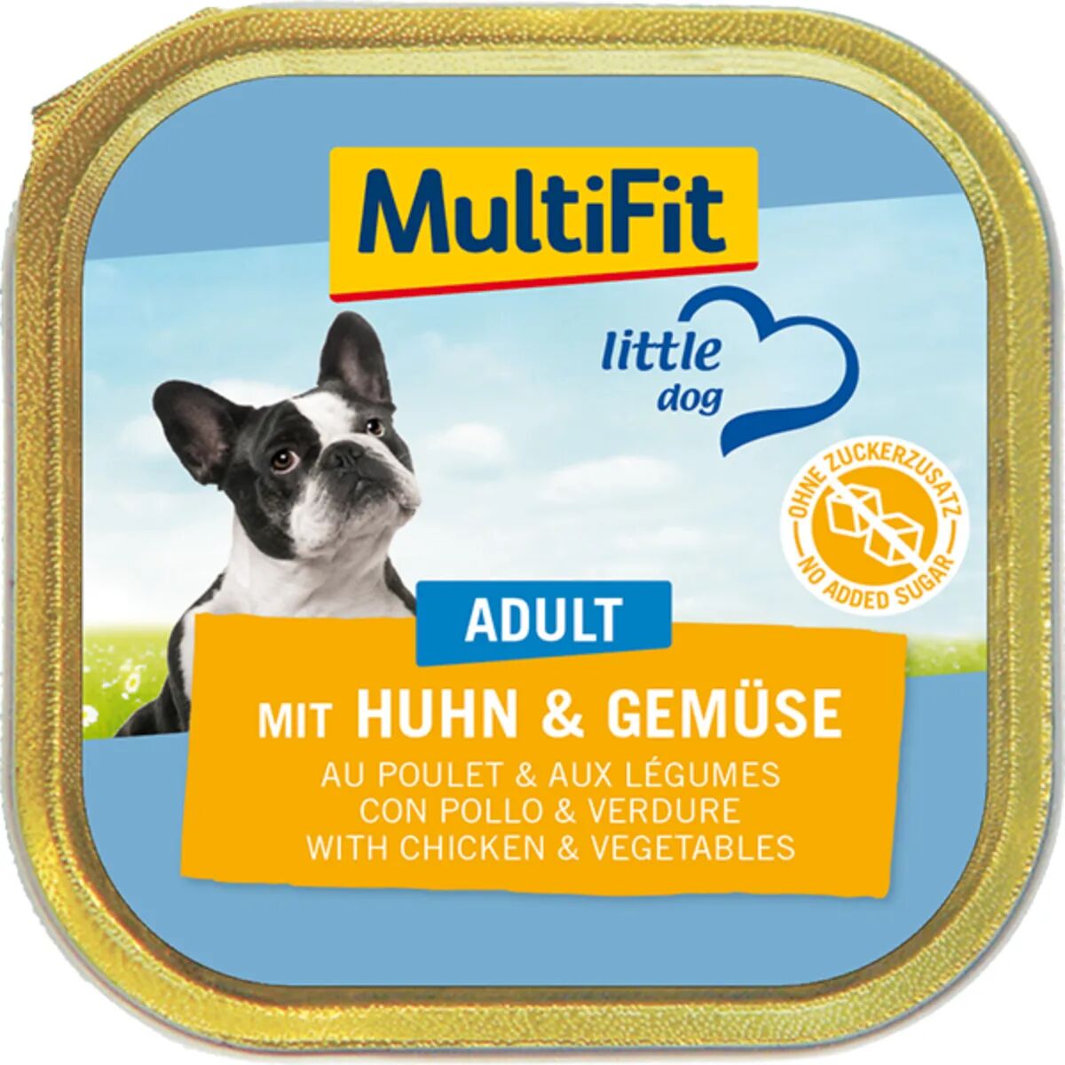 MULTIFIT Dog Vaschetta Multipack 11x150G POLLO E VERDURE