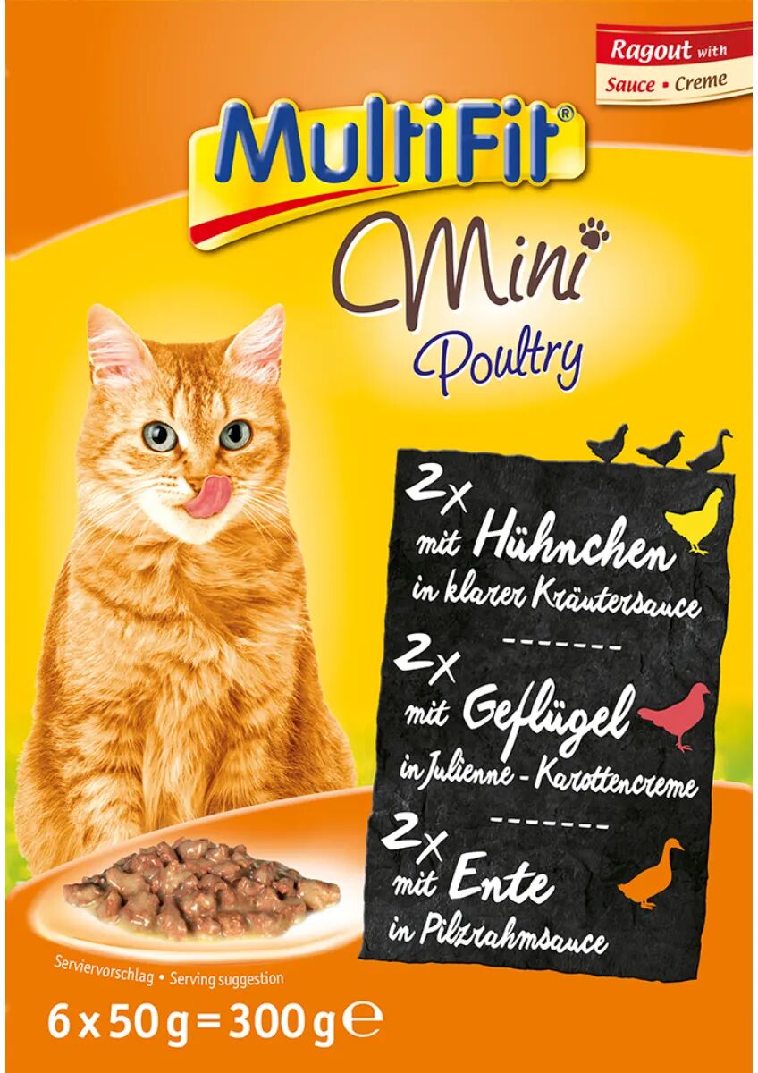 MULTIFIT Mini Busta Multipack 6x50G MIX CARNE BIANCA