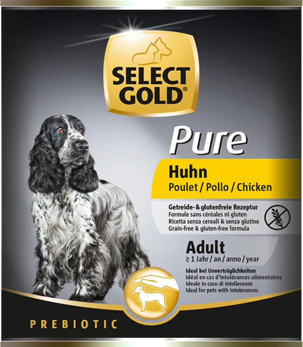 SELECT GOLD Pure Dog Lattina 800G POLLO