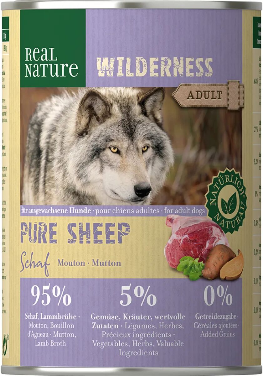 REAL NATURE Wilderness Dog Lattina 400G PECORA