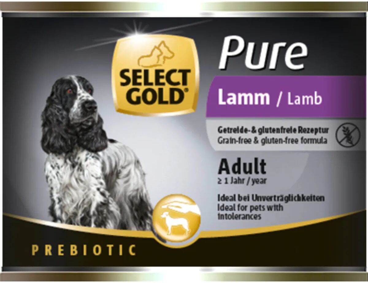 SELECT GOLD Pure Dog Lattina Multipack 6x200G AGNELLO