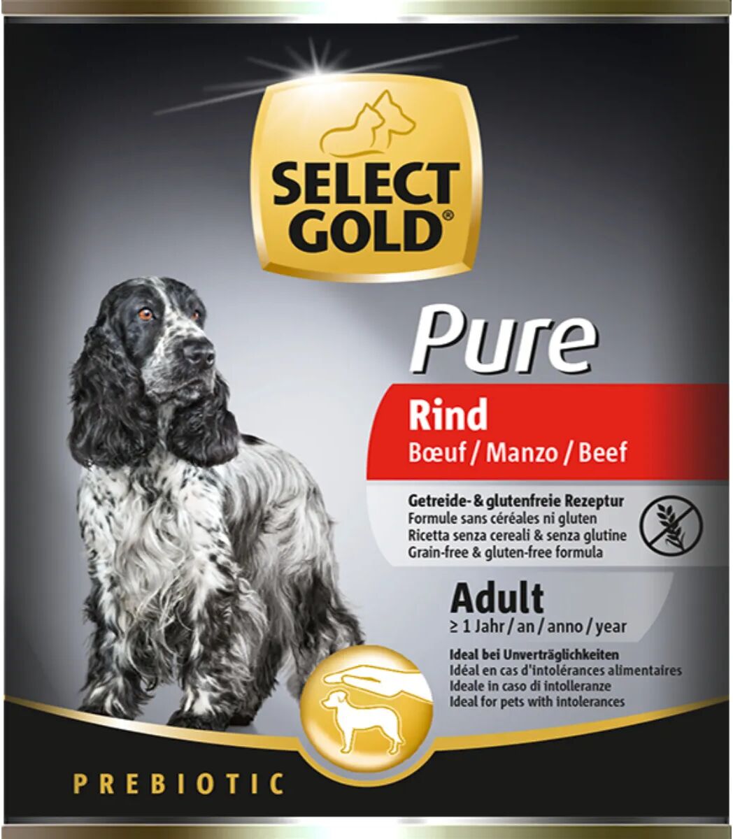 SELECT GOLD Pure Dog Lattina 800G MANZO