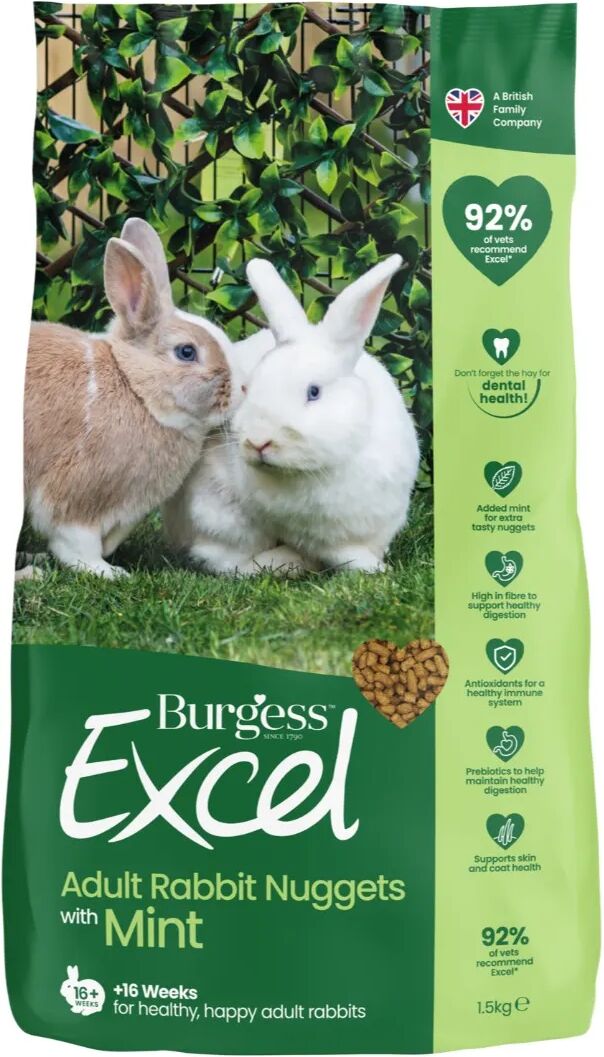 BURGESS Excel Coniglio Adult Mint 1.5KG