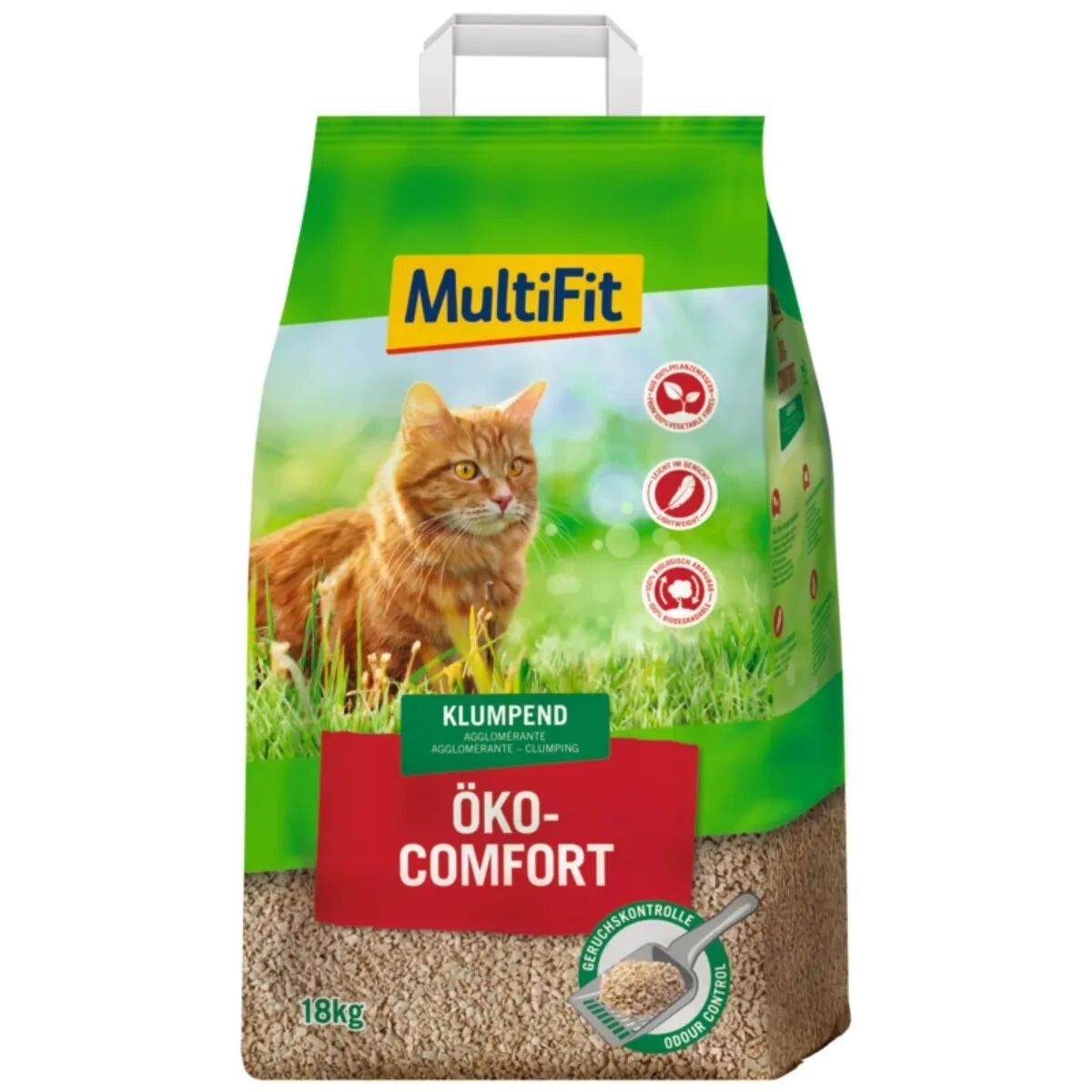 MULTIFIT Lettiera Cat Eco Comfort 18KG