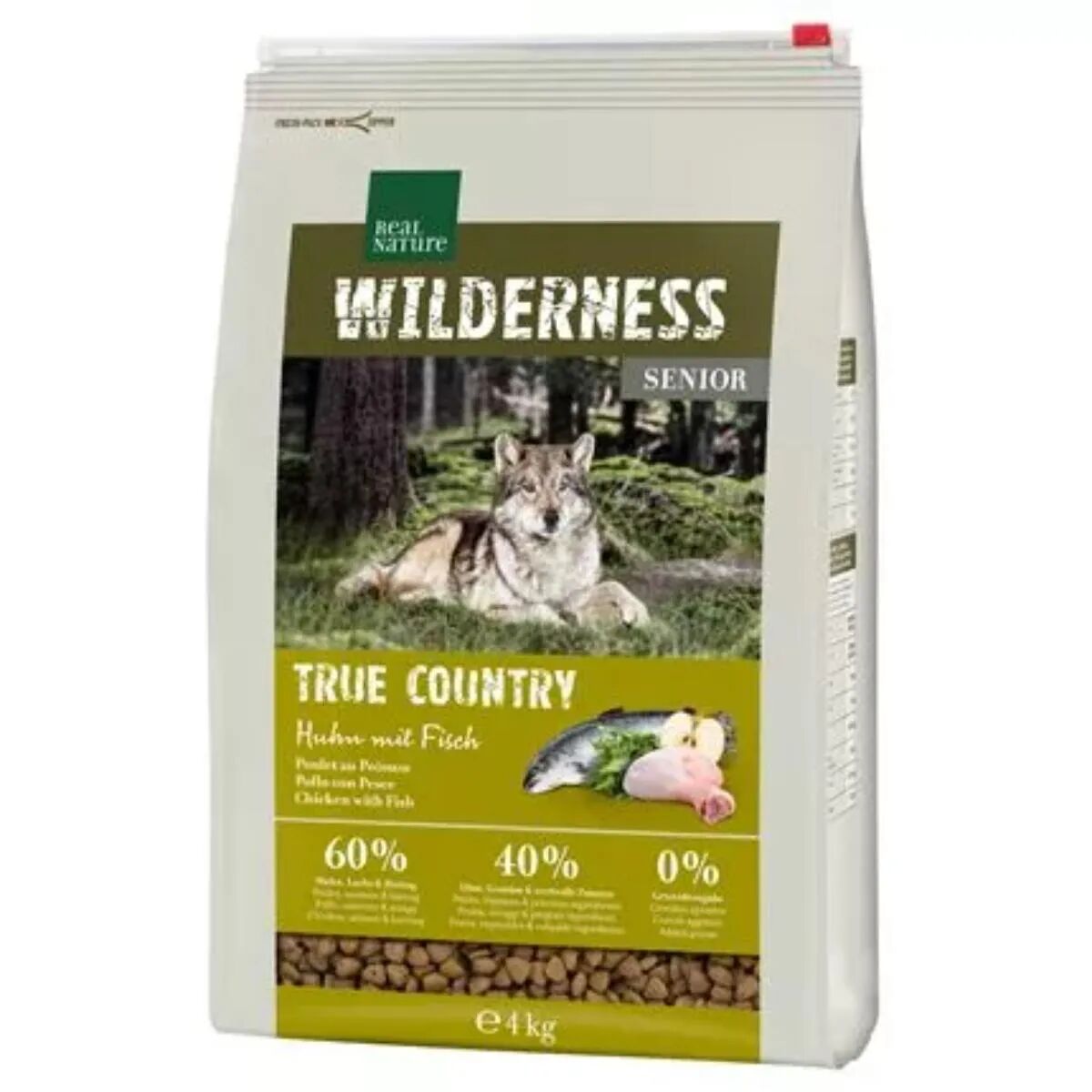REAL NATURE Wilderness  Cane Senior True Country 4KG