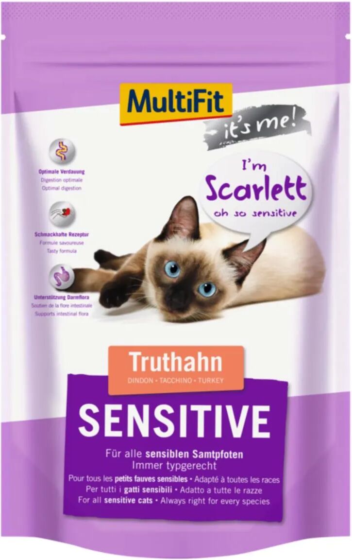 MULTIFIT It's Me Scarlett Sensitive Tacchino 750G