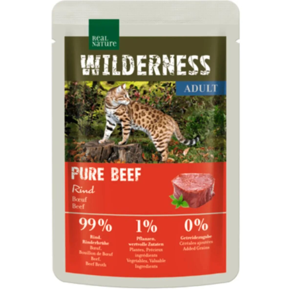 REAL NATURE Wilderness Cat Busta Multipack 12x85G MANZO