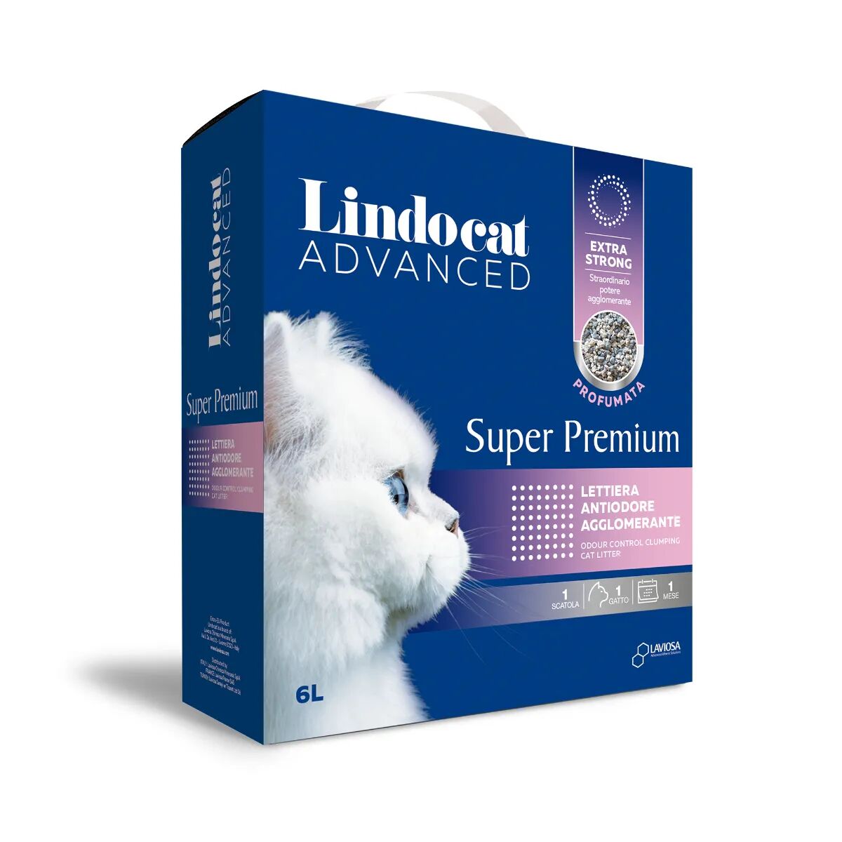 LINDOCAT Advanced Lettiera Agglomerante Super Premium Profumata 6L