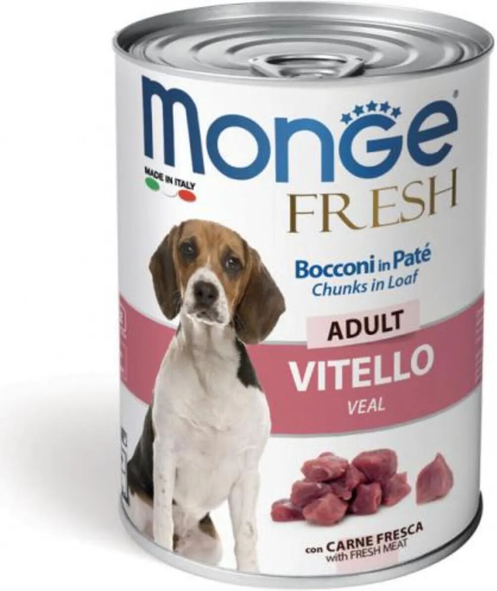 MONGE Fresh Dog Lattina 400G VITELLO