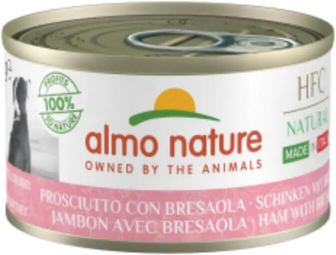 ALMO NATURE HFC Made in Italy Dog Lattina Multipack 24x95G PROSCIUTTO CON BRESAOLA