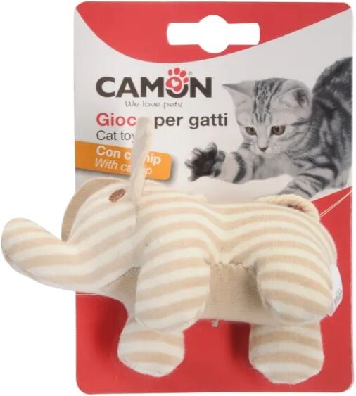 CAMON Gioco per Gatti Animali Assortiti con Catnip Elefante Giraffa Leone 1 PZ