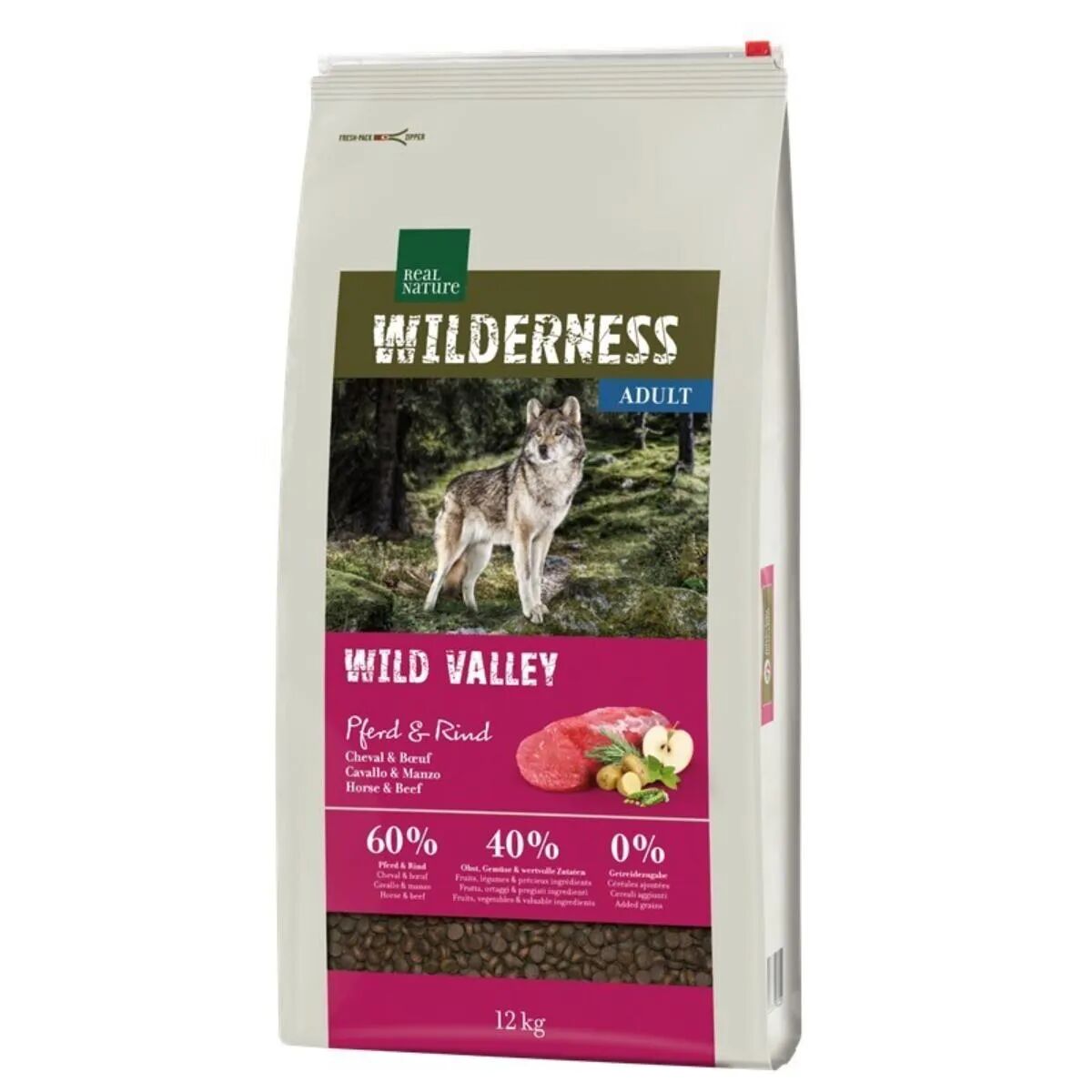 REAL NATURE Wilderness Cane Adult Wild Valley 12KG
