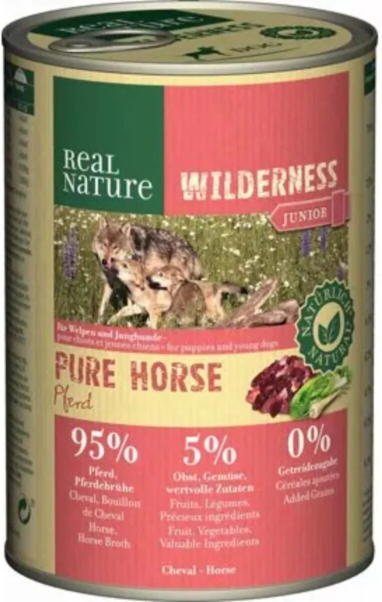 REAL NATURE Wilderness Puppy Lattina 400G CAVALLO