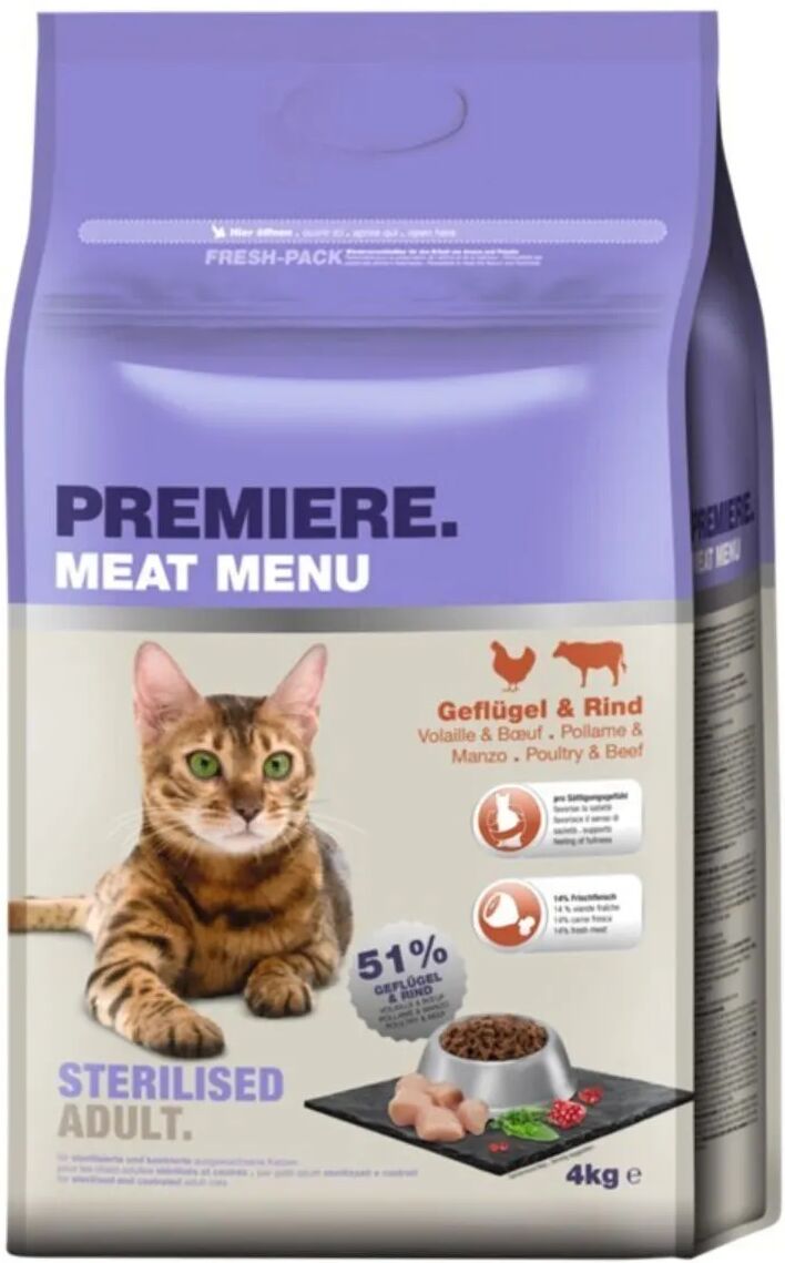 PREMIERE Adult Sterilised Pollo e Manzo 4KG