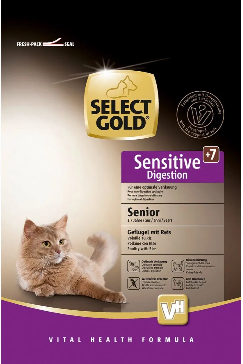 SELECT GOLD Sensitive Digestion Senior Pollame Riso 400G