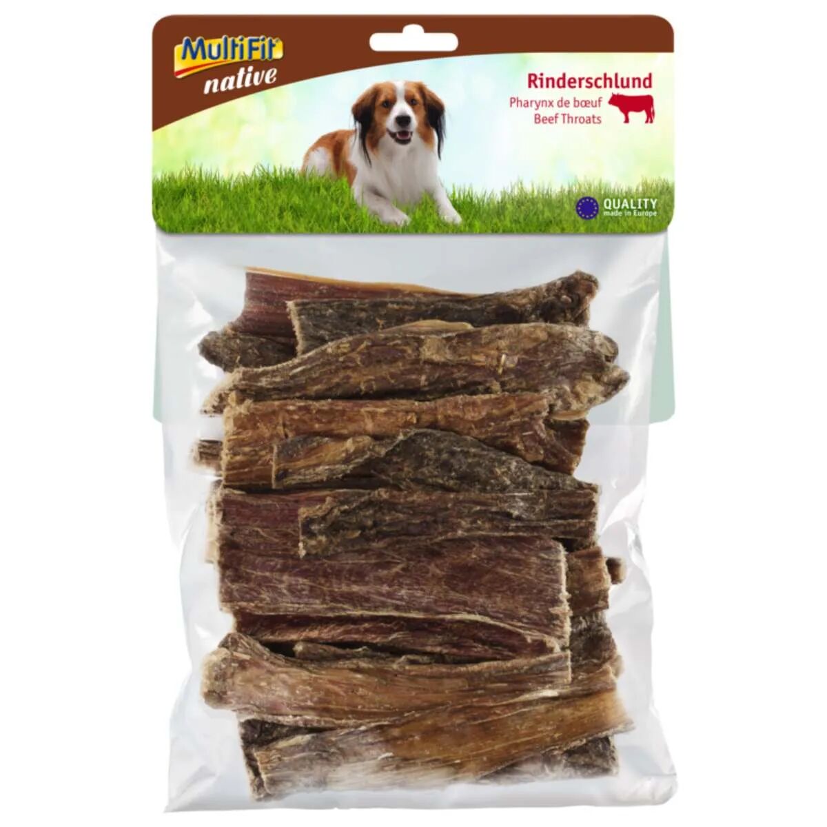 MULTIFIT Native Snack Dog Faringe Manzo 250G