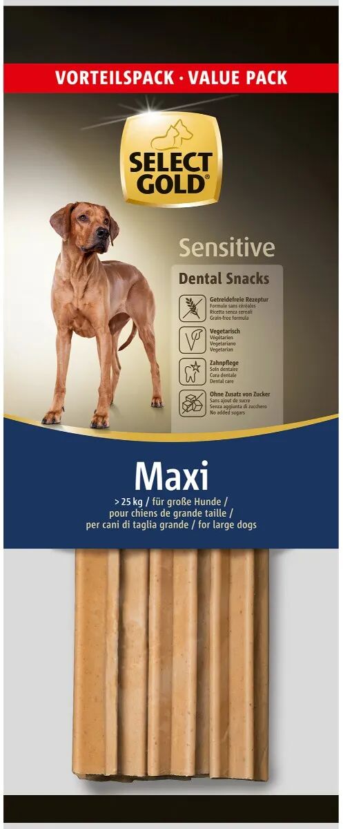 SELECT GOLD Sensitive Dental Snack Dog Maxi 120GX6