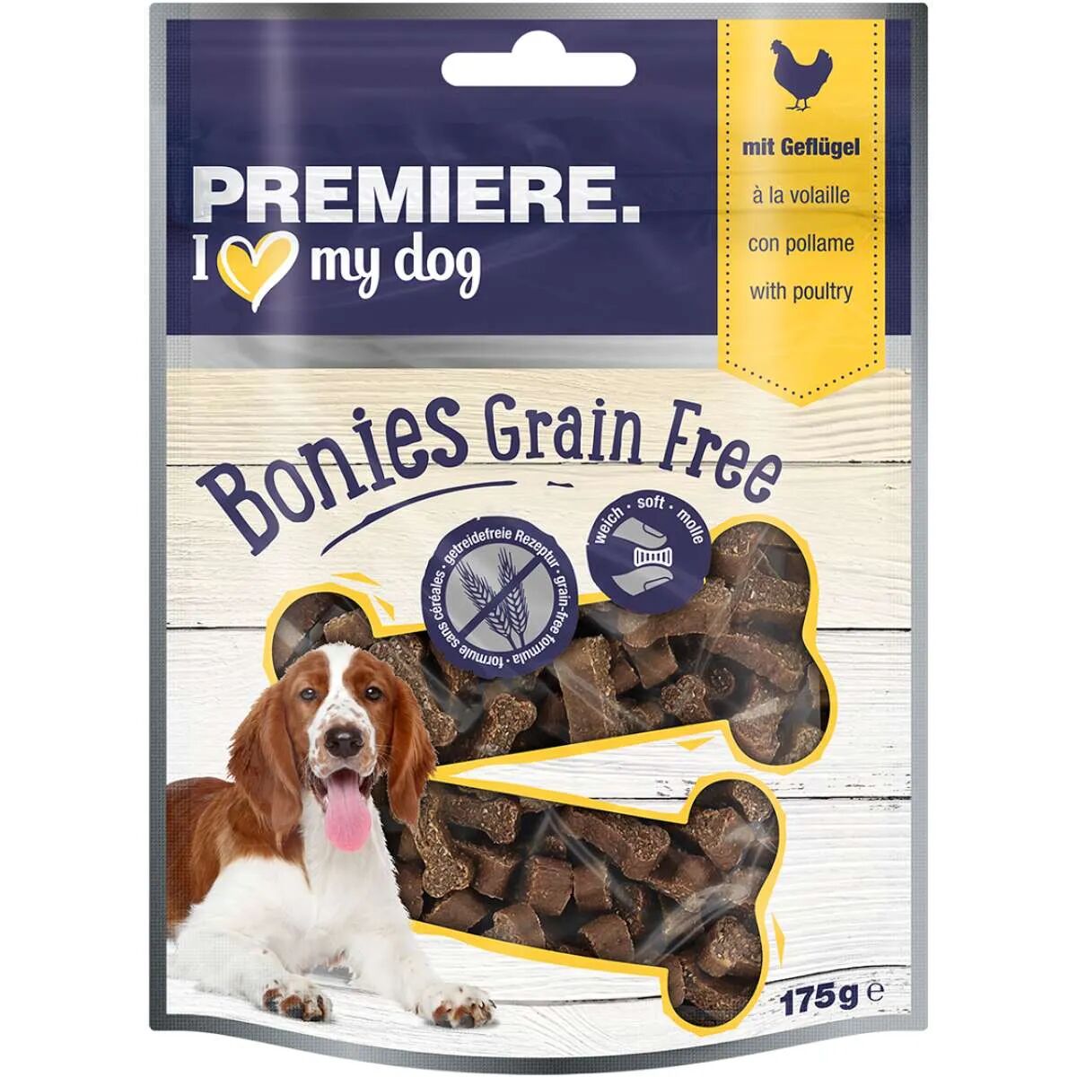 PREMIERE Bonies Snack Dog Adult 175G POLLAME
