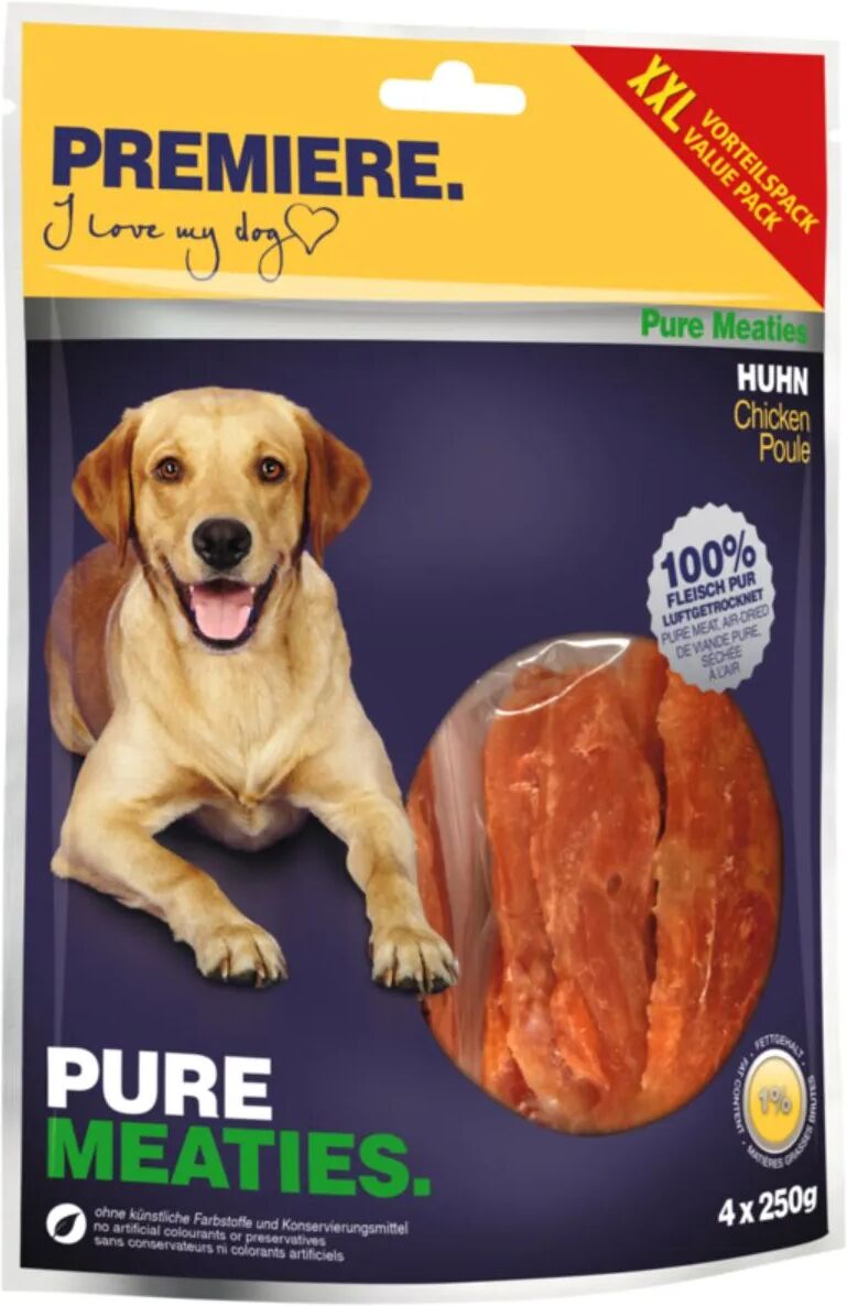 PREMIERE Snack Dog Pure Meaties Pollo XXL 250GX4