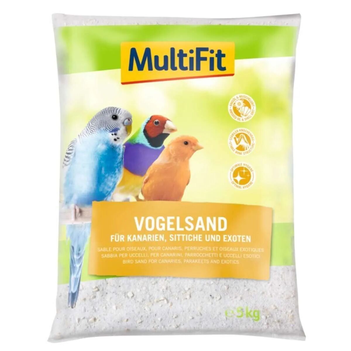 MULTIFIT Sabbia per Uccelli 5KG