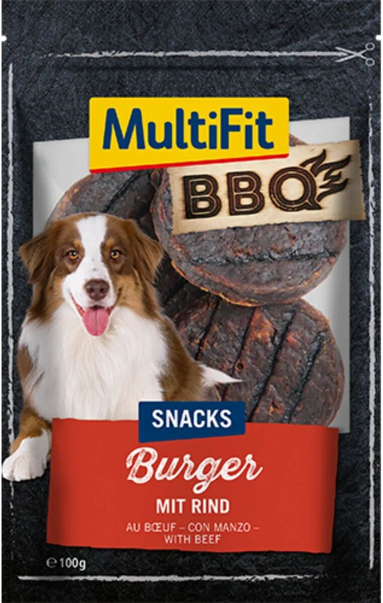 MULTIFIT BBQ Snack Dog 100G HAMBURGER DI MANZO