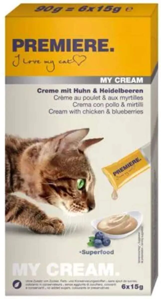 PREMIERE Snack Cat My Cream 15GX6 POLLO/MIRTILLI