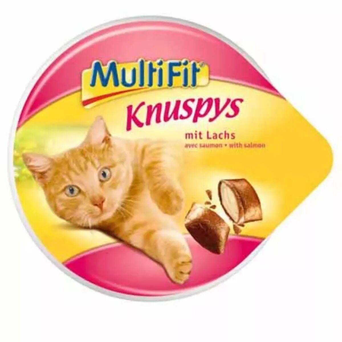 MULTIFIT Knuspys Cat Snack 60G SALMONE