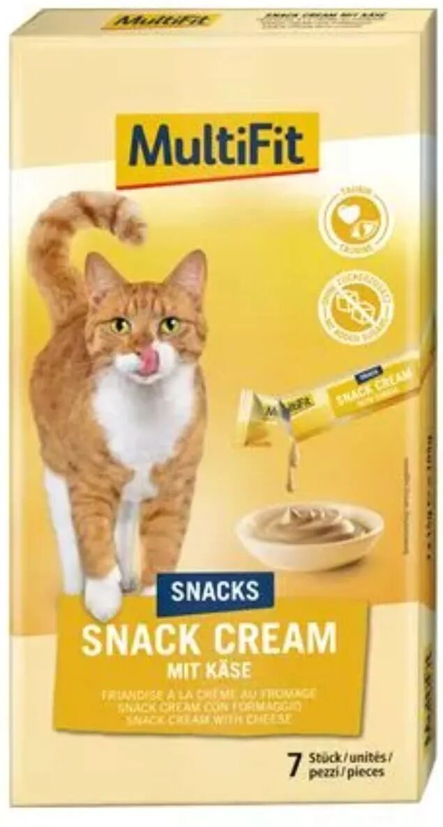 MULTIFIT Snack Cat Crema 7X15G FORMAGGIO