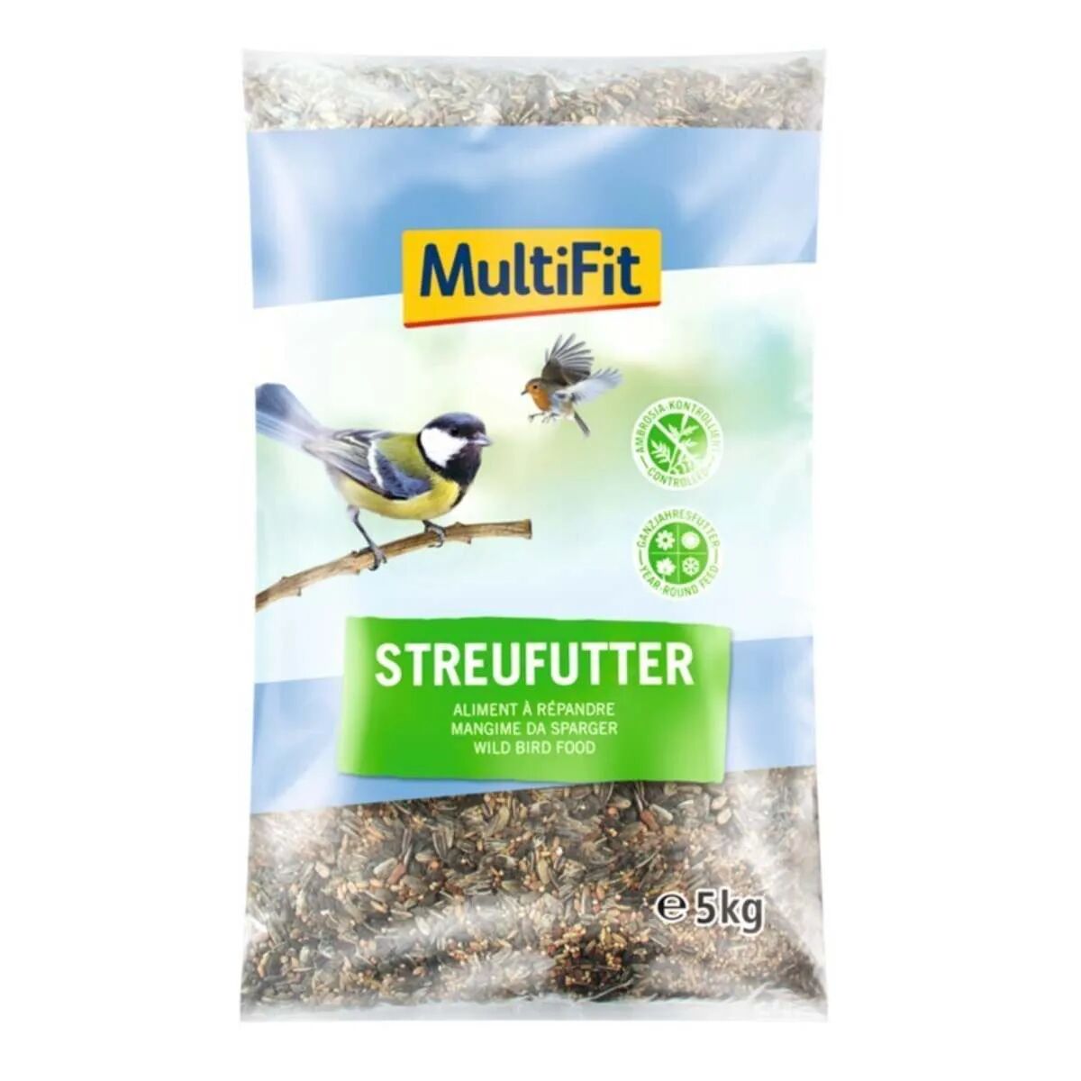 MULTIFIT Mangime Mix per Uccelli 5KG