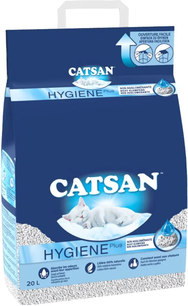 CATSAN Hygiene Plus Lettiera per Gatto 20L