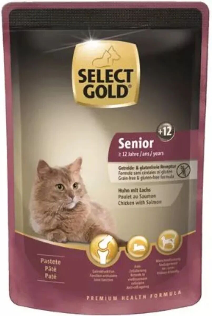 SELECT GOLD Cat Senior Busta Multipack 12x85G POLLO